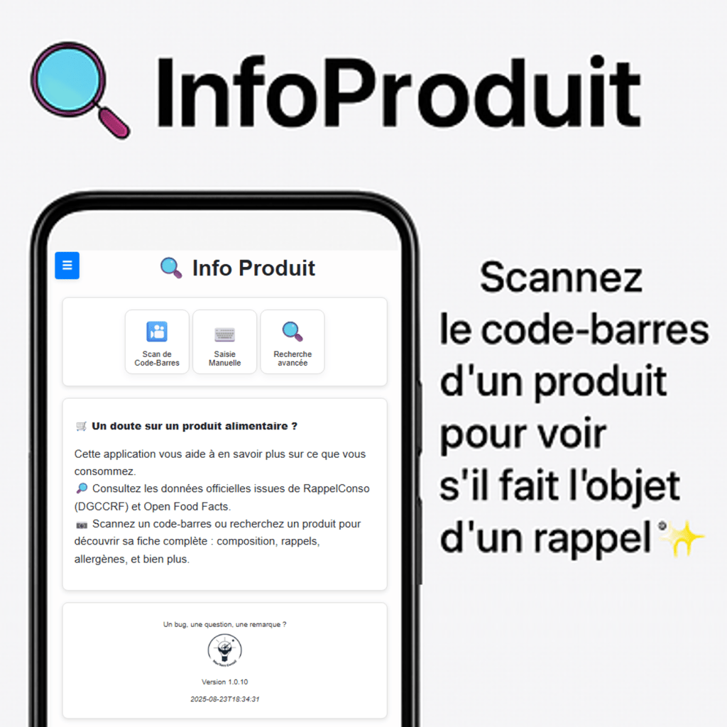 InfoProduit : une application gratuite pour vérifier les rappels de&nbsp;produits